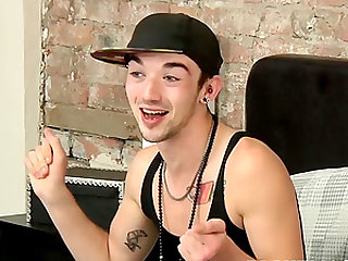 Lusty cock sucker Michael Wyatt gets naughty solo