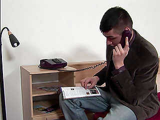 Skinny guy wants to penetrate a handsome lover's tight butt