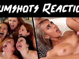 GIRL REACTS TO CUMSHOTS COMPILATION - HONEST PORN REACTIONS (AUDIO) - HPR03